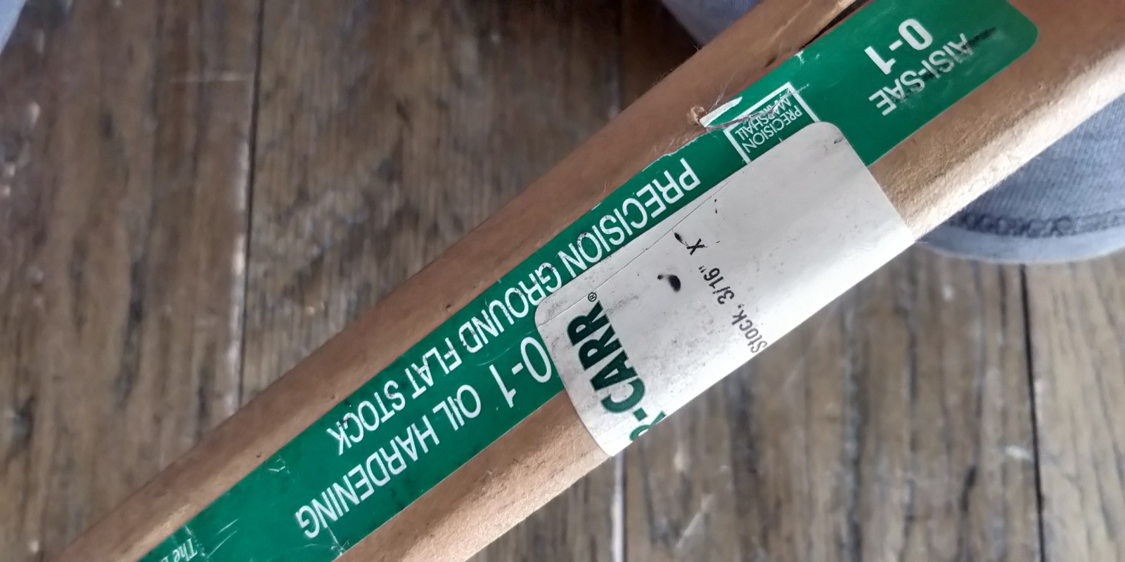Precision Ground Flat Stock 30″ x 3/16″ x 1″ Precision Marshall PRESCO 0-1