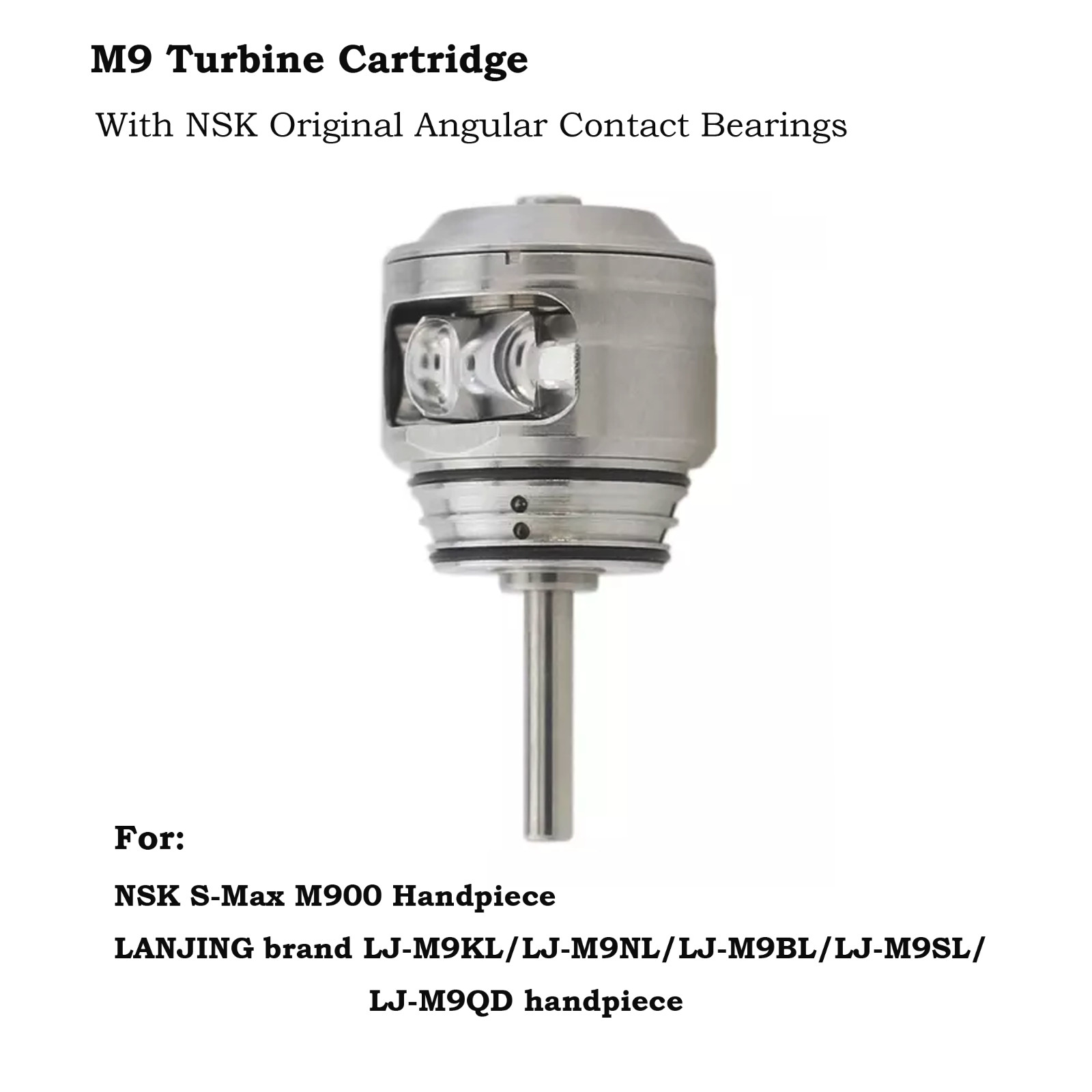 Dental High Speed Handpiece Midwest 4 Hole Titanium Air Turbine Push Button