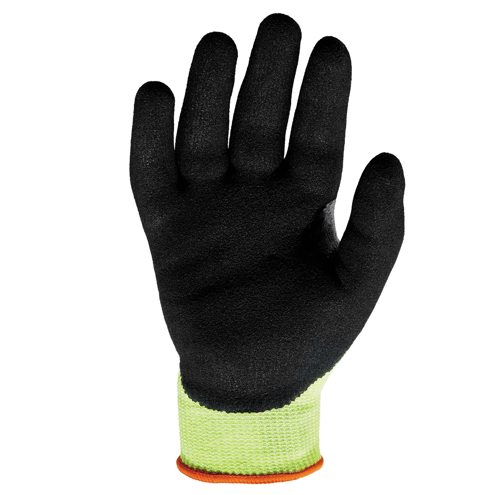 unisex adult Nitrile-coated ANSI A4 Nitrile Coated CR Gloves, Lime, Medium US