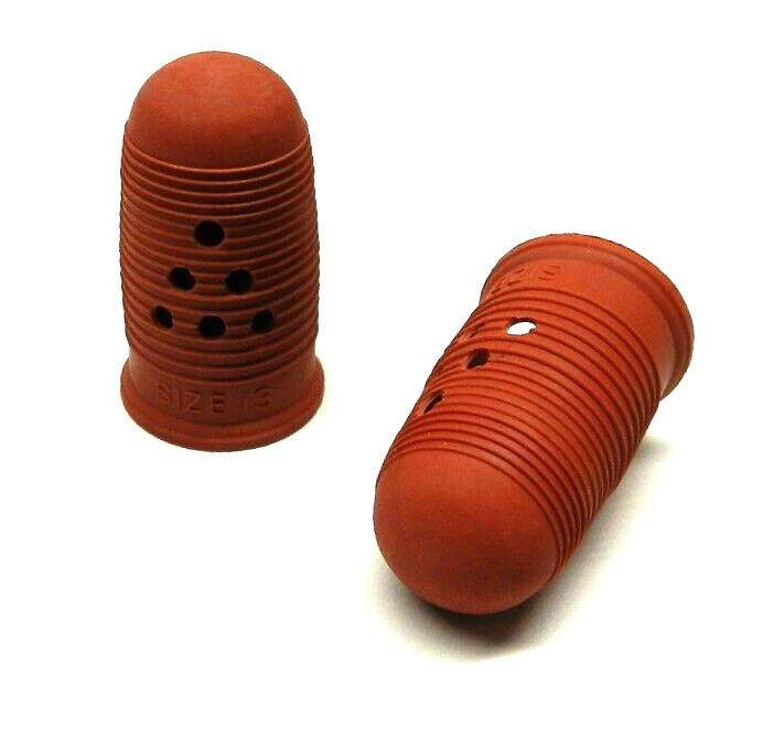 Finger Cots Natural Rubber Finger Cot Size #13 Finger Tip Pad 1Dz Made in USA