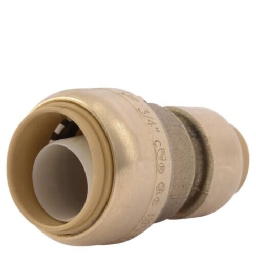 SHARKBITE 1/2 in. x 3/4 in. Push-to-Connect Brass Reducing Coupling, U058LFA NEW