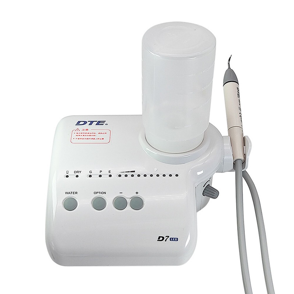 Woodpecker DTE D7 LED Dental Ultrasonic Piezo Scaler HD-7L Handpiece with 8 Tips