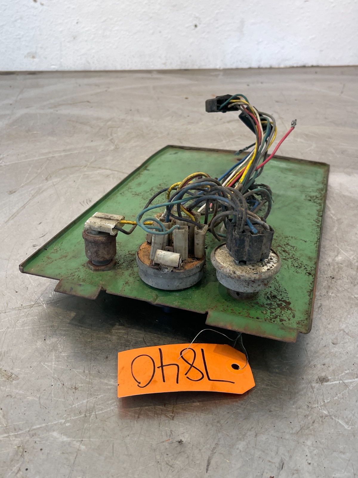 1967 John Deere 4020 Tractor Lower Dash Key Switch Panel