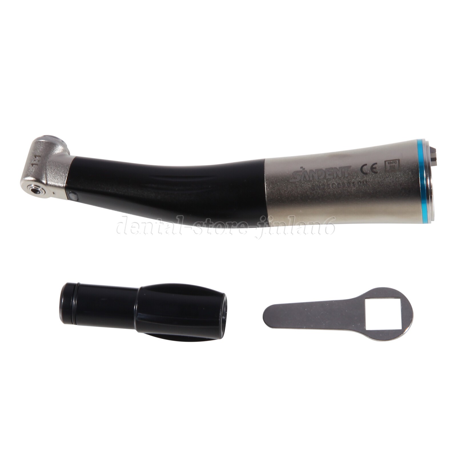Dental 1:1 Fiber Optic Contra Angle Internal Spray / Diamond Polishing Wheels US