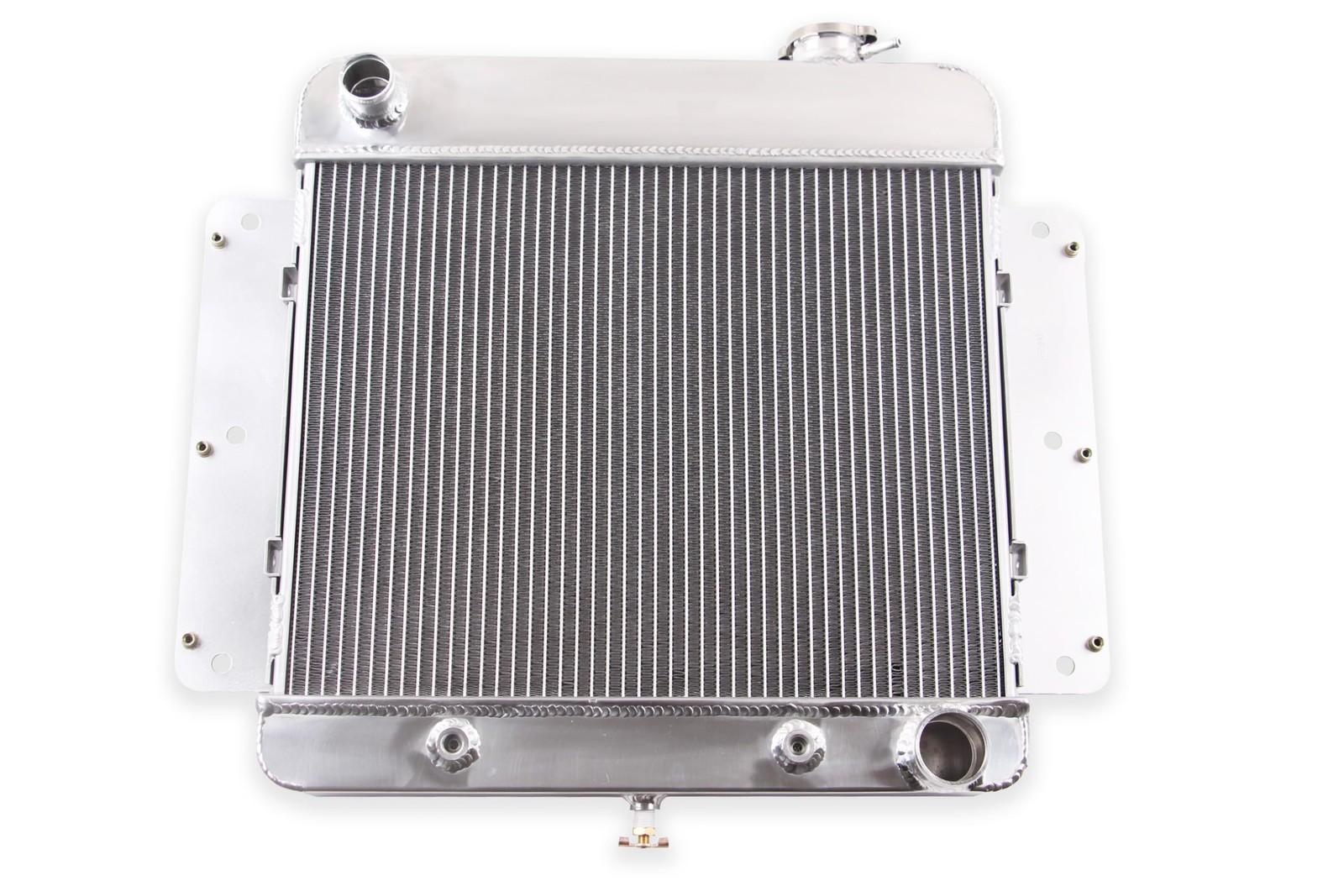 4 Rows Aluminum Radiator Shroud 14″ Fan 1962-67 Chevy II Nova Sedan Wagon L6 V8