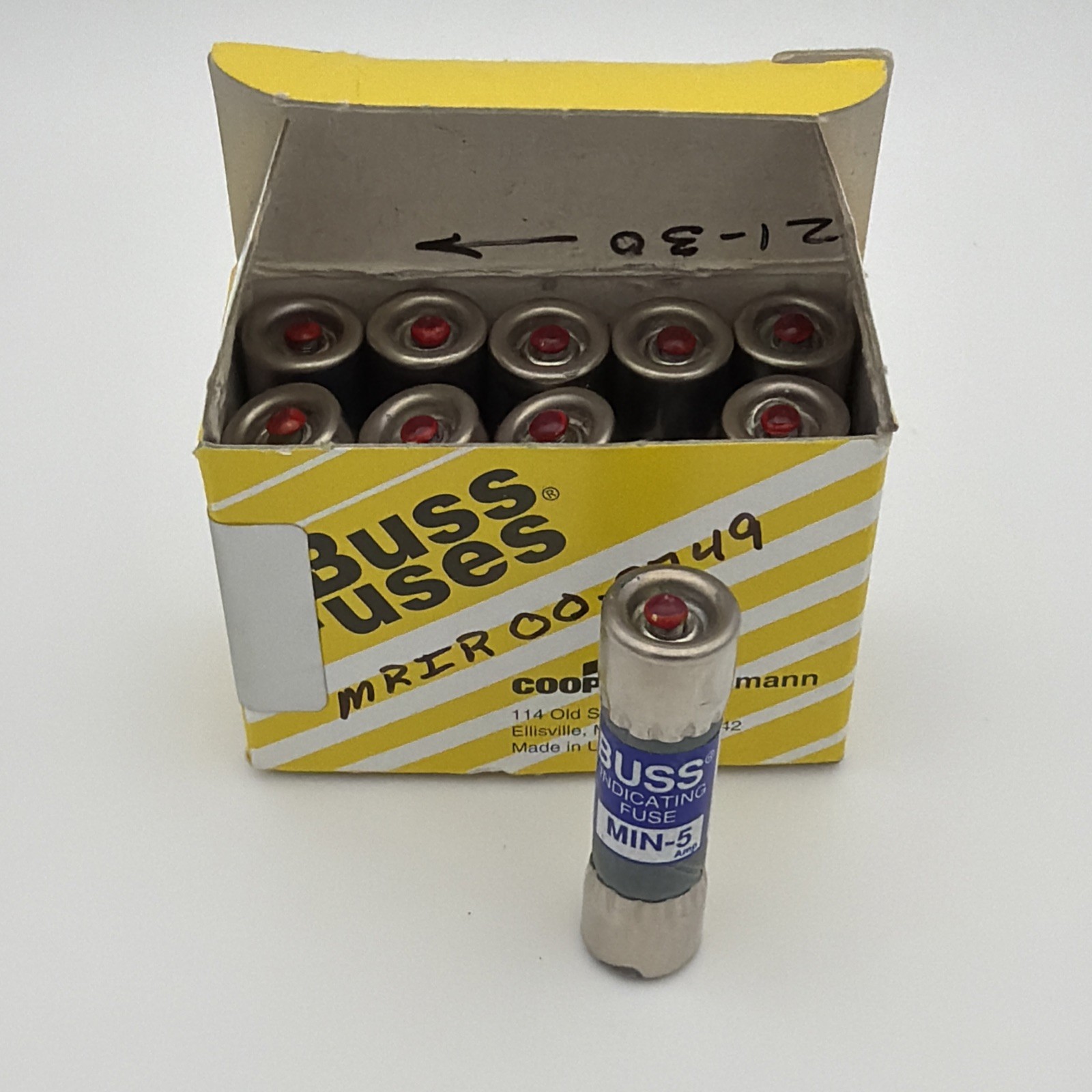 BUSS MIN-5 FUSES PKG OF 10