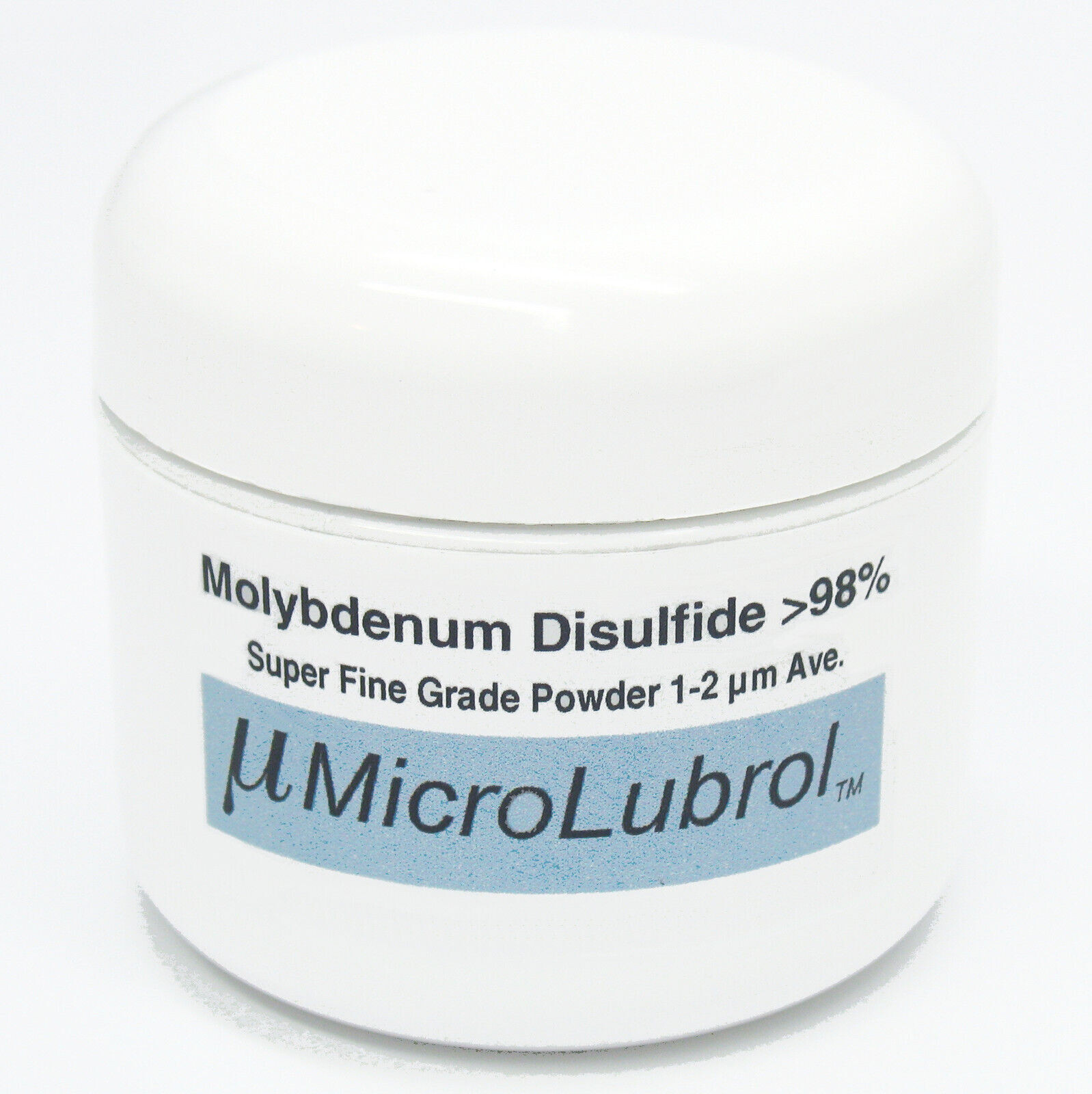 1 oz 28g MICROLUBROL MOLYBDENUM DISULFIDE Moly MoS2 Powder SUPER FINE 1-2 micron