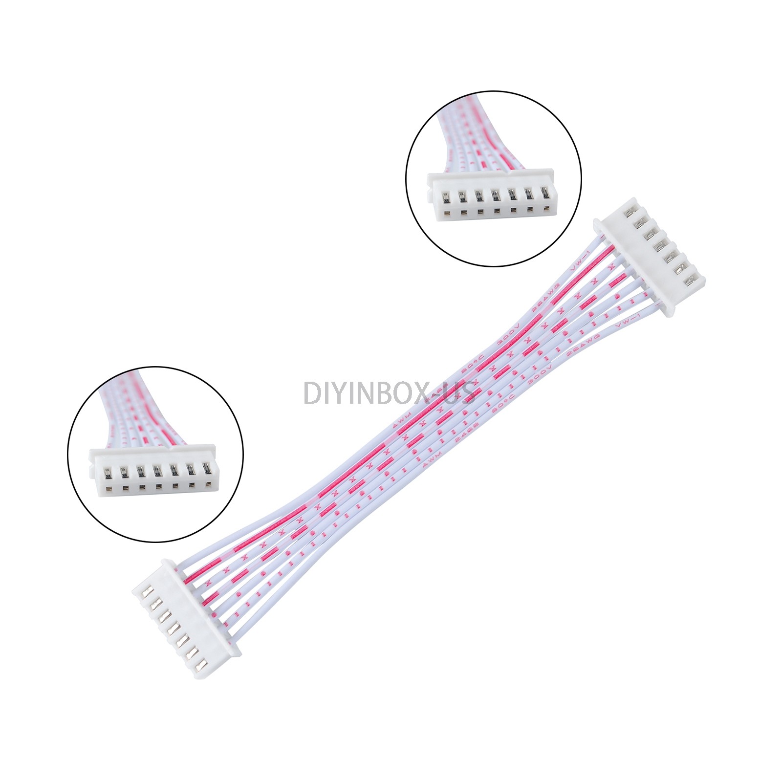 JST-XH2.54mm Pitch Connector Cable 2/3/4/5/6/7/8/9/10/11/12 Pin Female to Female