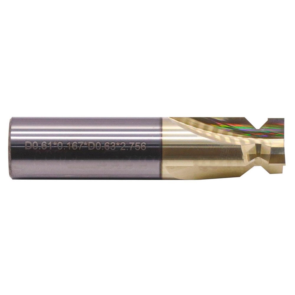 3 FLUTE SOLID Carbide Picatinny Rail Form Tool, Milling Cutter – ZrN Coated