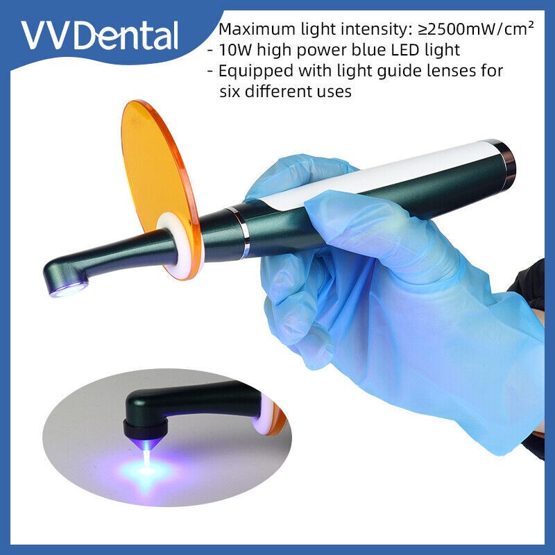 Dental Curing LED Lamp Wireless 1S Cure Light 2500mw/cm² Dentistry Equipment