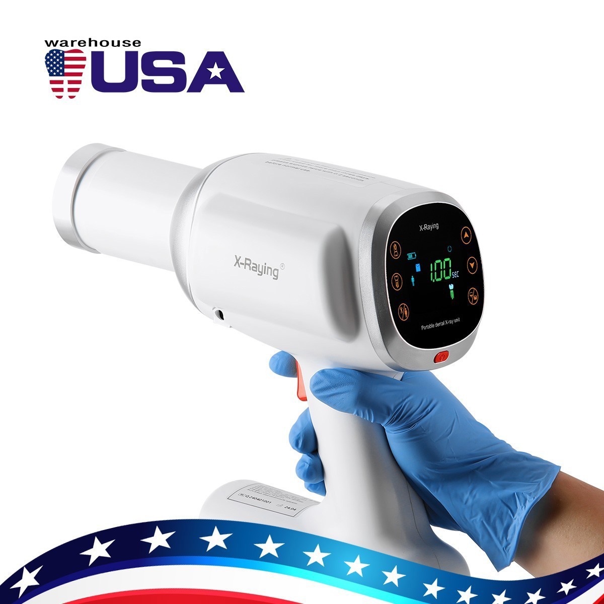 Dental Portable Handhold X Machine Unit Ray with Scatter Shield High Frequency