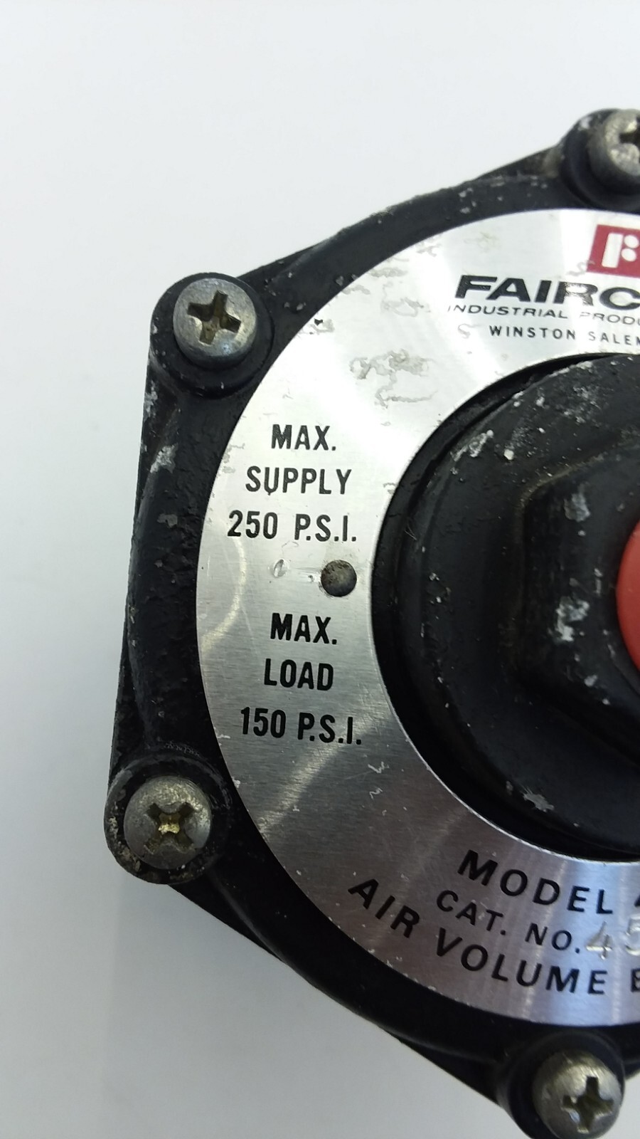 FAIRCHILD 4533 AIR VOLUME BOOSTER 1) 1/2 & 2) 5/8 THREADED PORTS