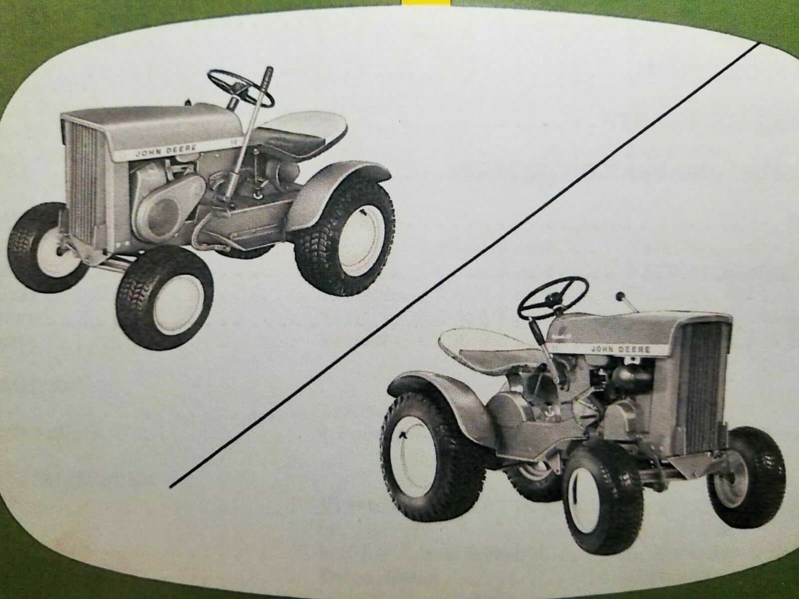 John Deere 110 110H 112 112H Lawn & Garden Tractor S/N 65001-100000 Oper Manual