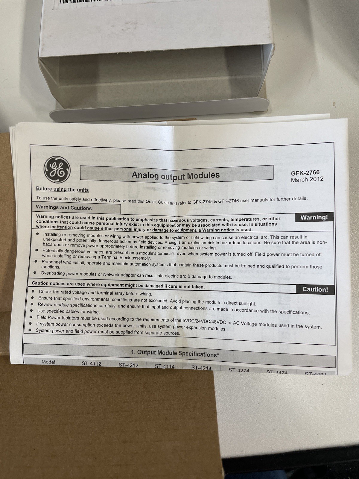 Crevis ST-3214-AA Analog Input Module 4-20mA NIB F/W 20.0 H/W 20.0 (A)