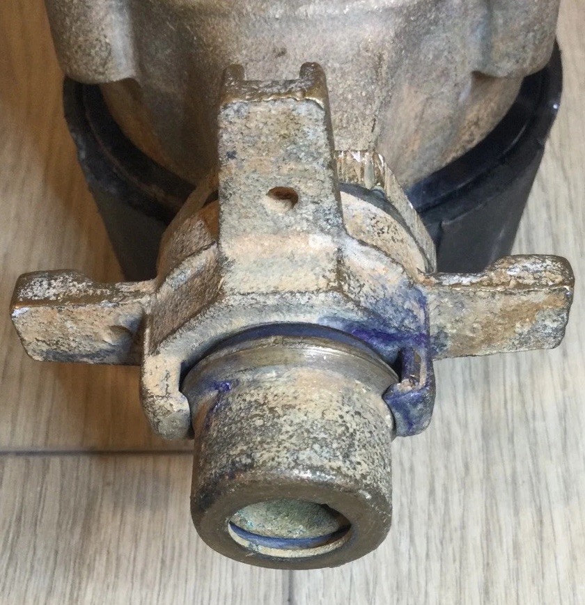 ABB Water Meter, C700, 5/8”, Cubic Feet With Yoke Extension Tension Nut, No Lid