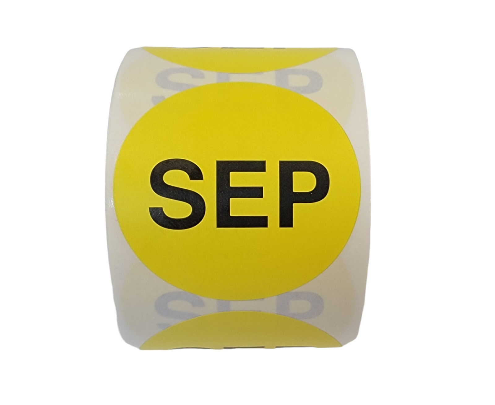 Month – September Labels Inventory Months Adhesive Stickers 2″ Round, 500 PCS