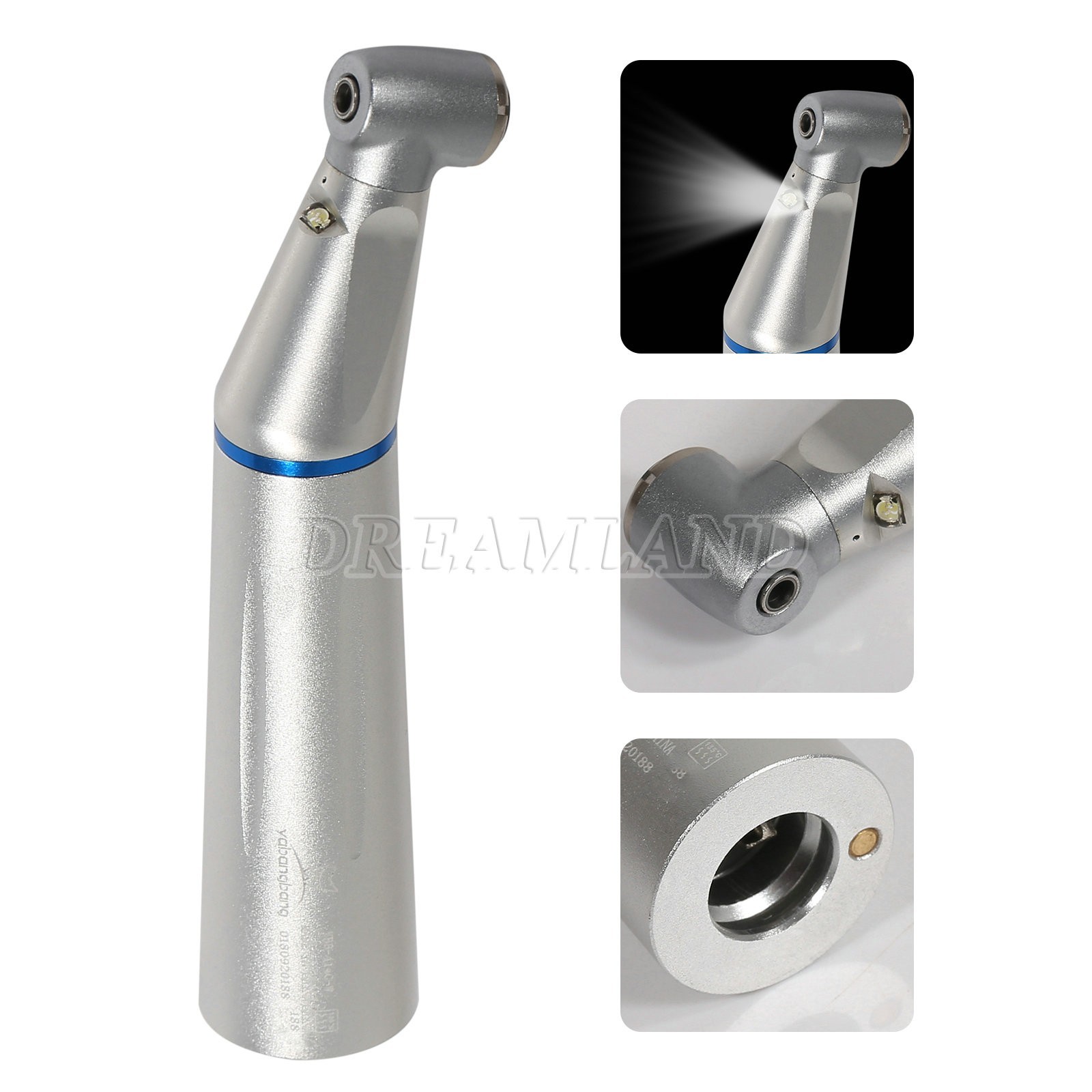 Dental optic fiber led light Contra Angle Handpiece Inner Water Low Speed YH