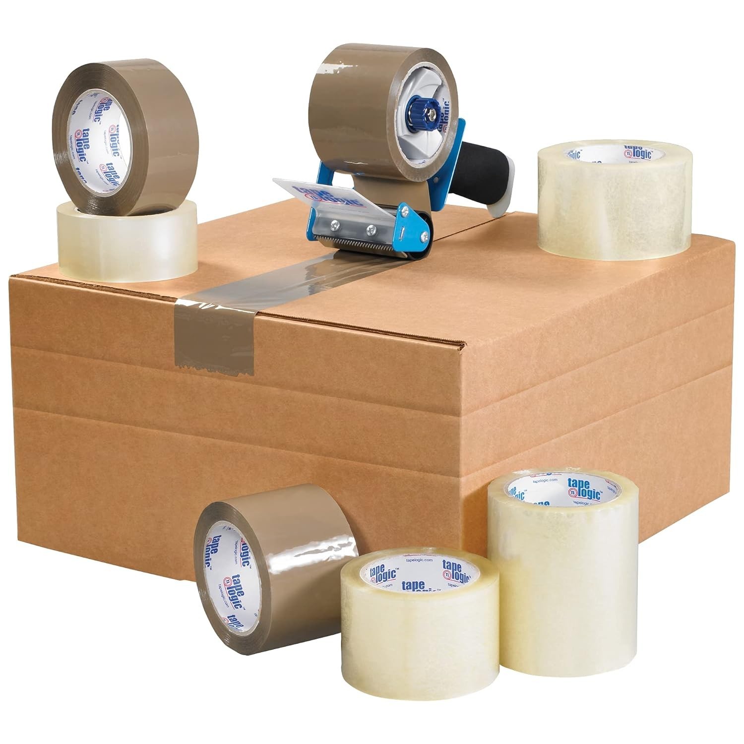 Box USA MD242412 Multi-Depth Corrugated Cardboard Box 24″ L x 24″ W x 12″ H, Kra