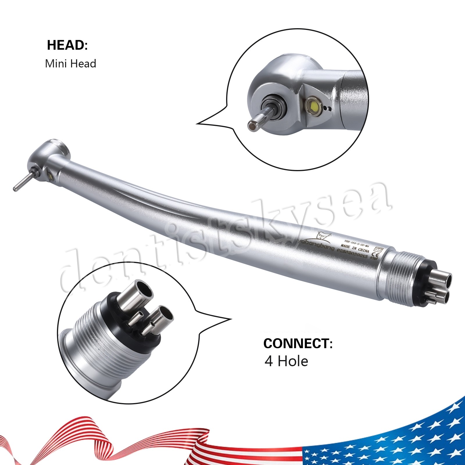 1-5* Dental Handpiece Fiber Optic High Speed W/ KAVO MULTIflex Coupler 6Hole