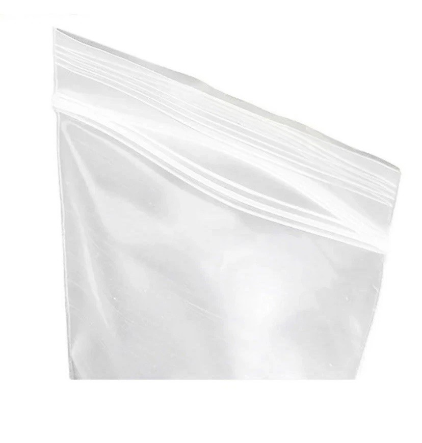 10 Pack. 1.5 X 2 Zip Lock Poly Resealable Clear Plastic Bags. Small/Mini.