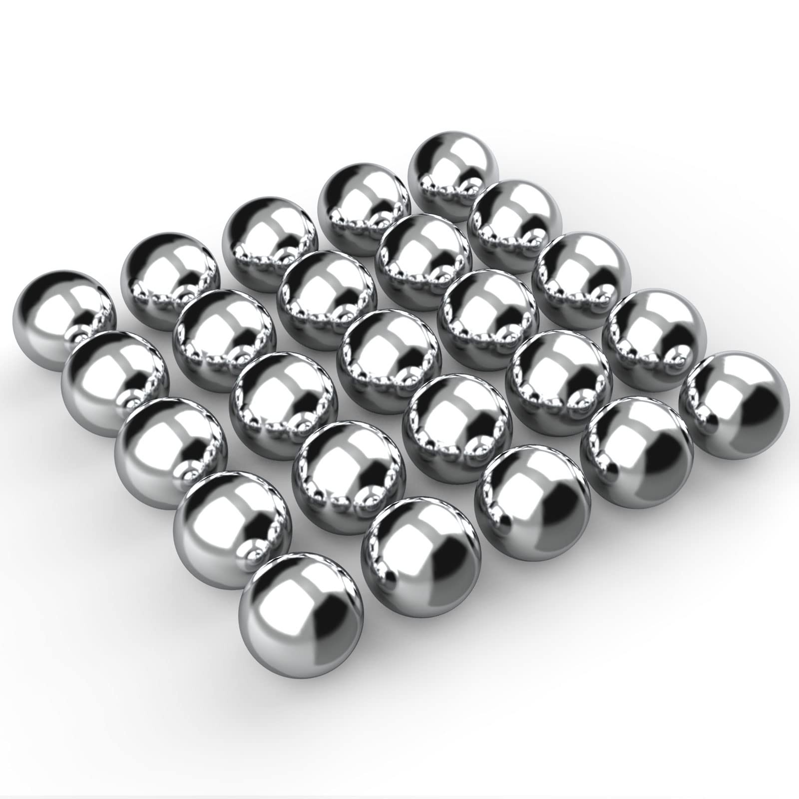 (25PC) 1/4 Inch Precision Stainless Steel Ball Bearing, Chrome Steel Bearing …