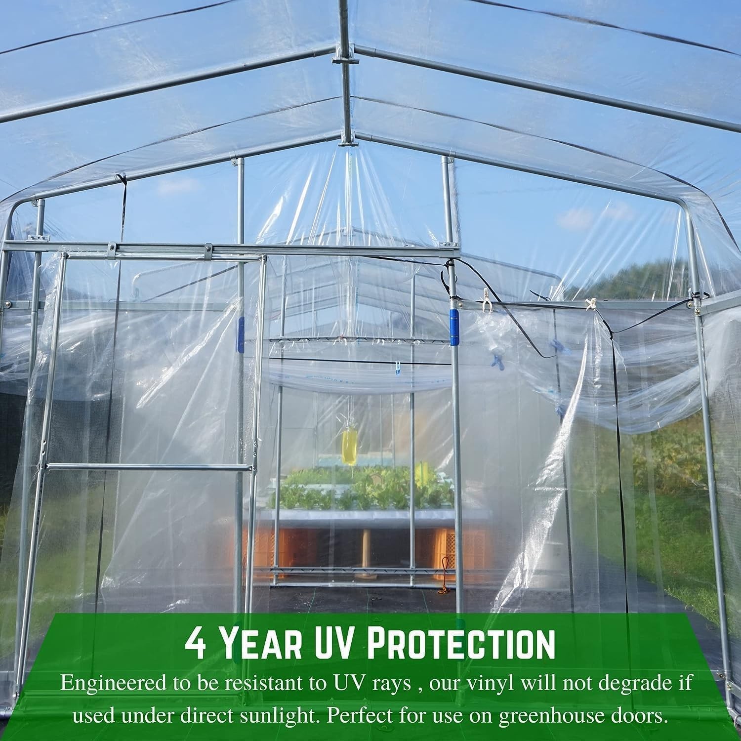 Clear Vinyl Sheeting – 20 Mil – Vinyl Plastic Sheeting Clear Roll Sheet