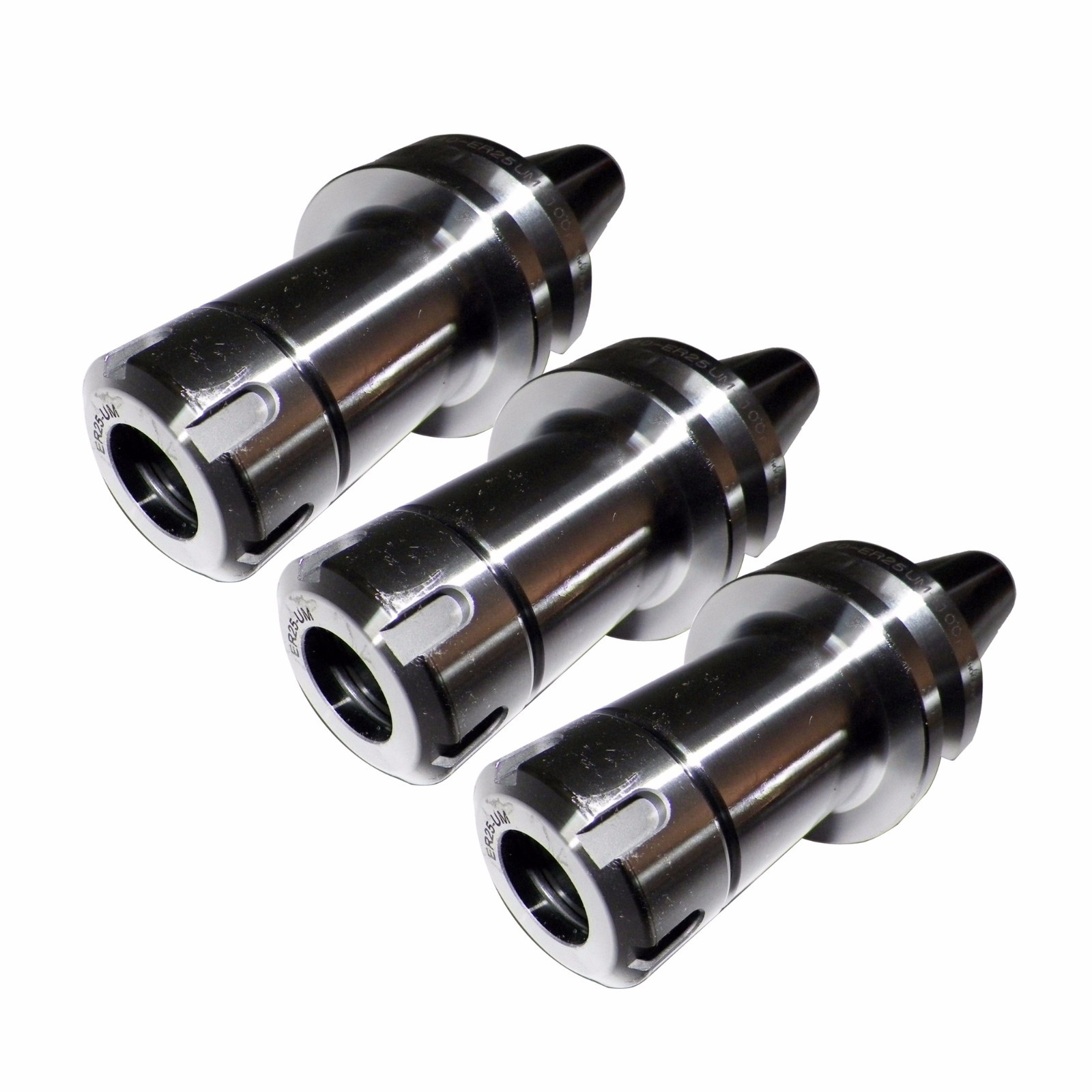 BT40 ER25 MILLING COLLET CHUCK HOLDERs (3PCs) PROJ. 3.94″ BAL 25,000RPM Prime