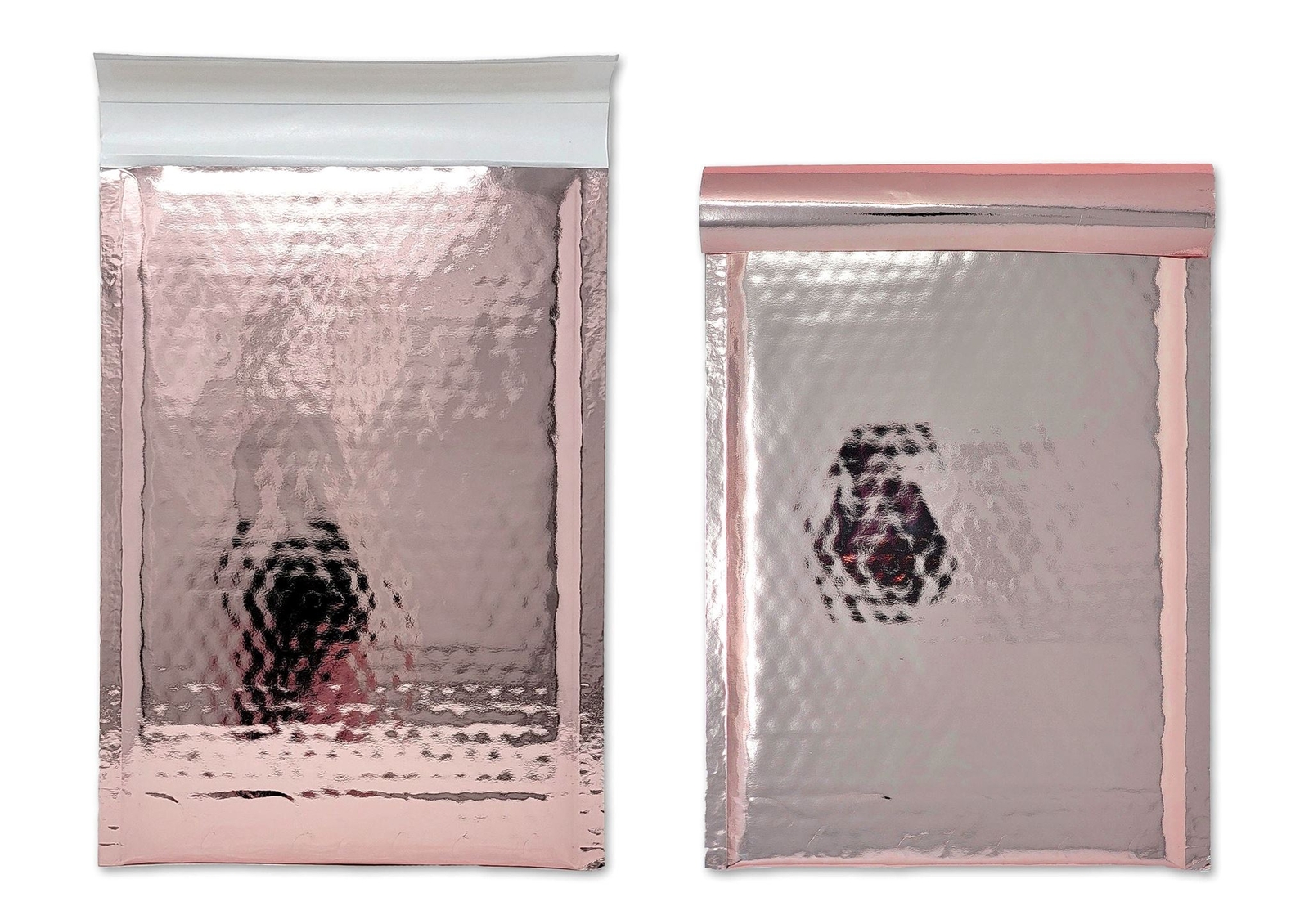 4×8″ Bubble Mailers, Polished Rose Gold, Pink, Hologram, Teal Metallic, Mirrored