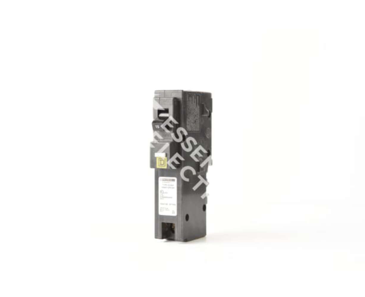 HOM115PCAFI – Square D Plug-In 120V 15A 1 pole circuit breaker 10kA@120V