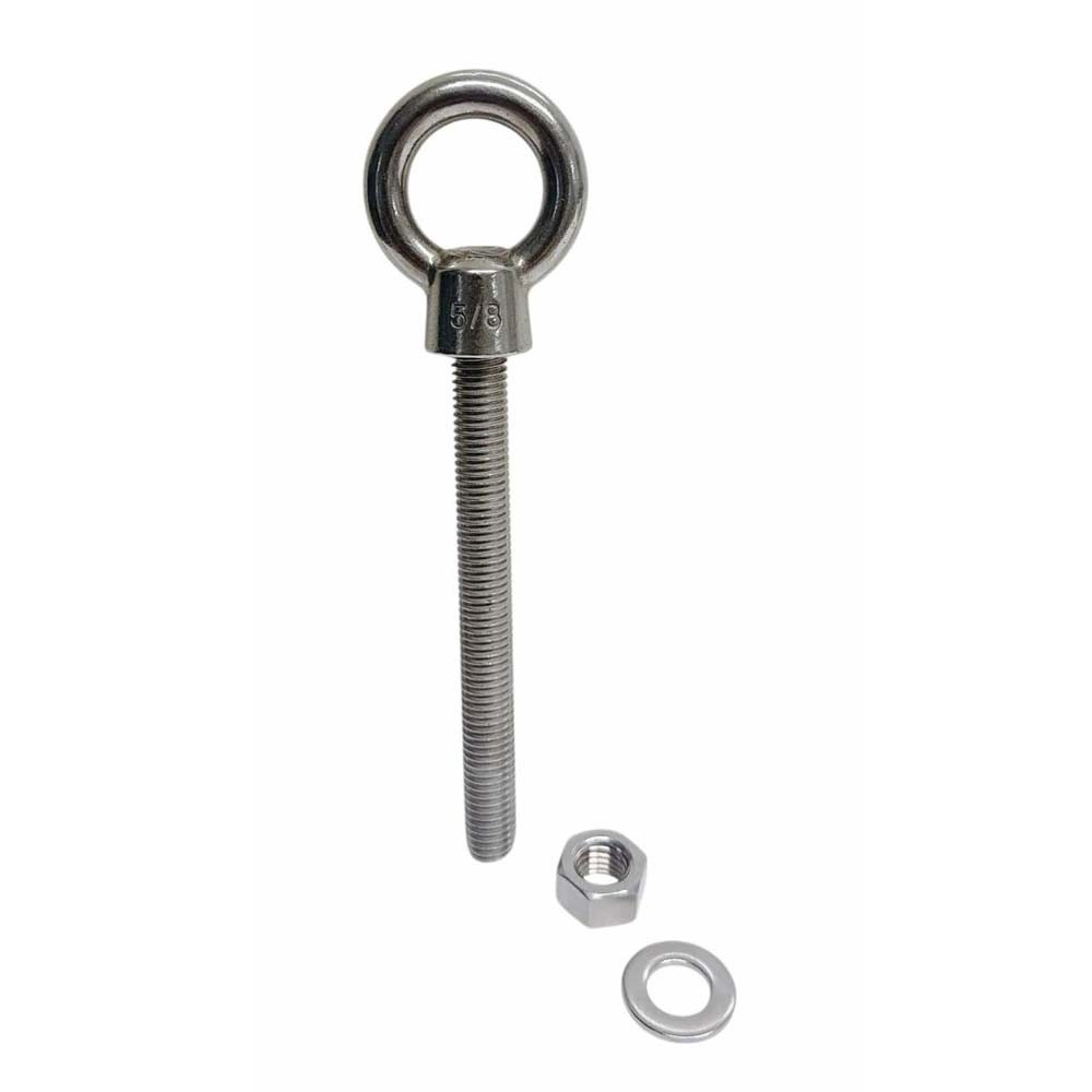Marine Boat T316 Stainless Steel 5/8″ x 6″ Shoulder Eye Bolt 3,200 Lbs WLL