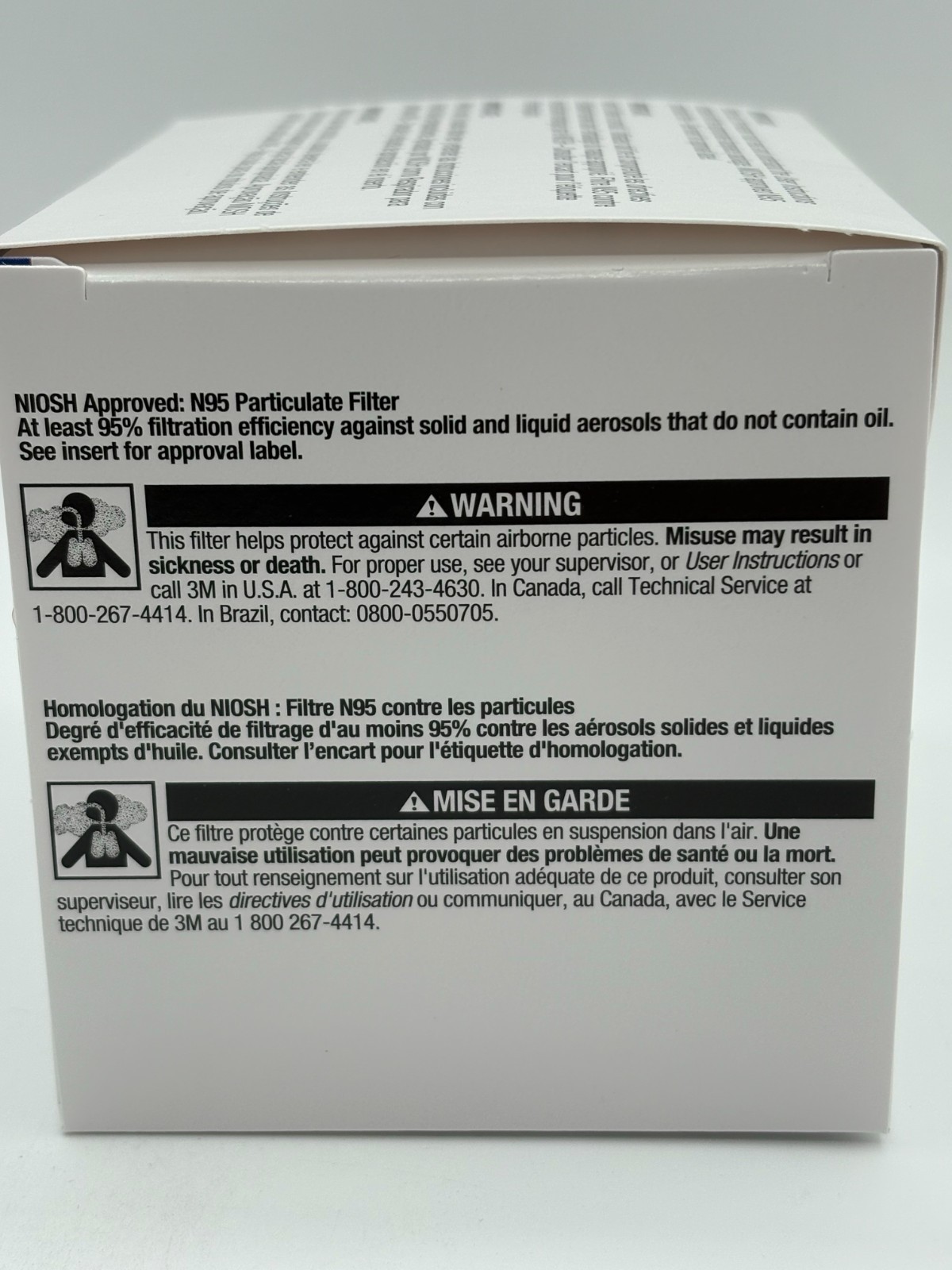 1 CASE of 3M 5N11 N95 Replacement Particulate Filter For 3M Respirator 10 Boxes
