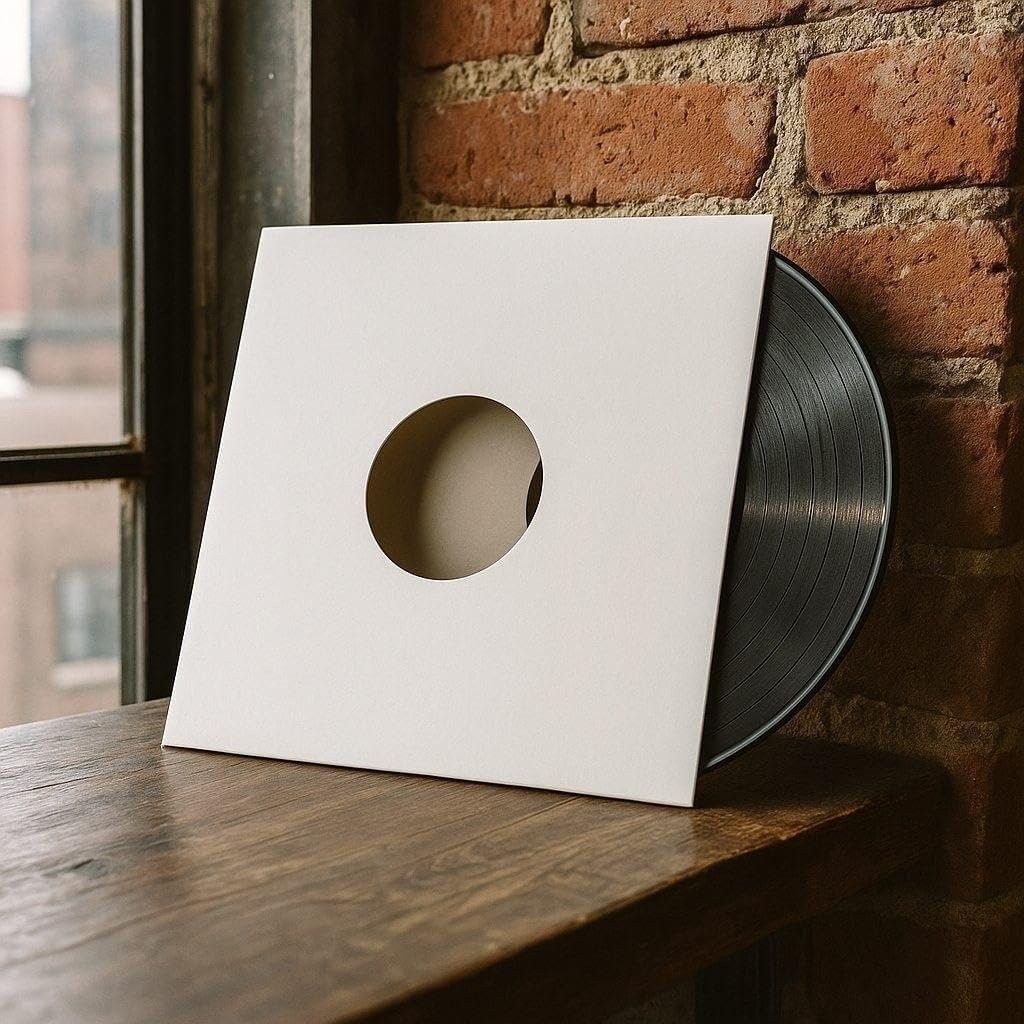 500 – Pack White Paper Vinyl 45 RPM Record Inner Sleeves 7-Inch LP Album