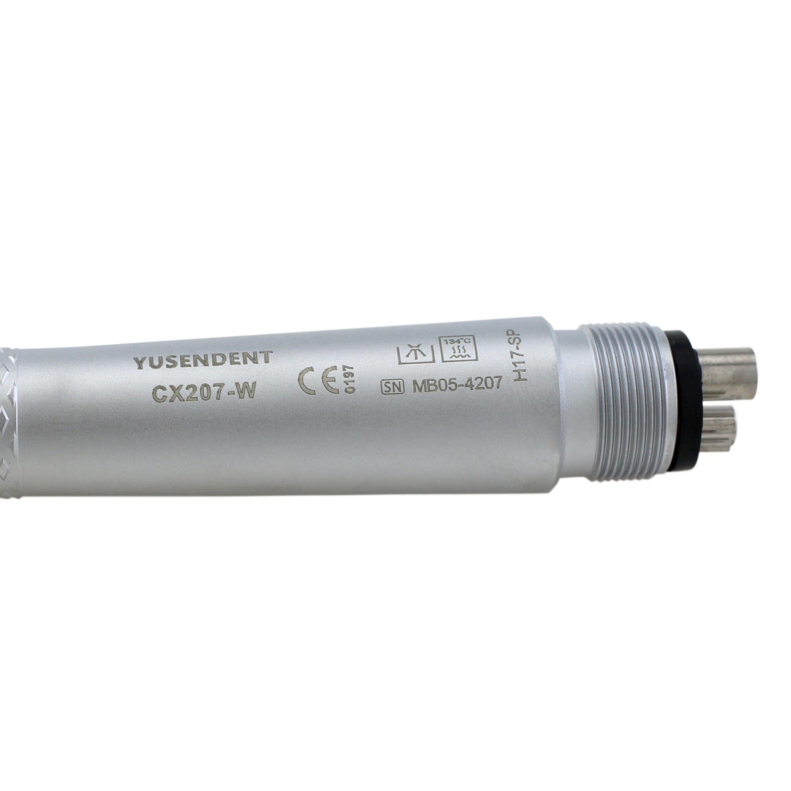 COXO Dental High Speed Handpiece 4 Hole Air Turbine CX207-W 3 Spray Push Button
