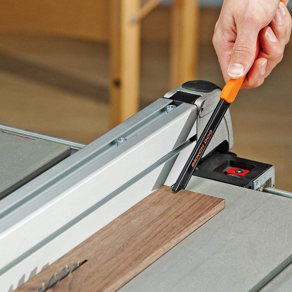 Pocket Rockler Push Stick – Table Saw Push Stick W/Mounting Hole – Non-Slip Hand