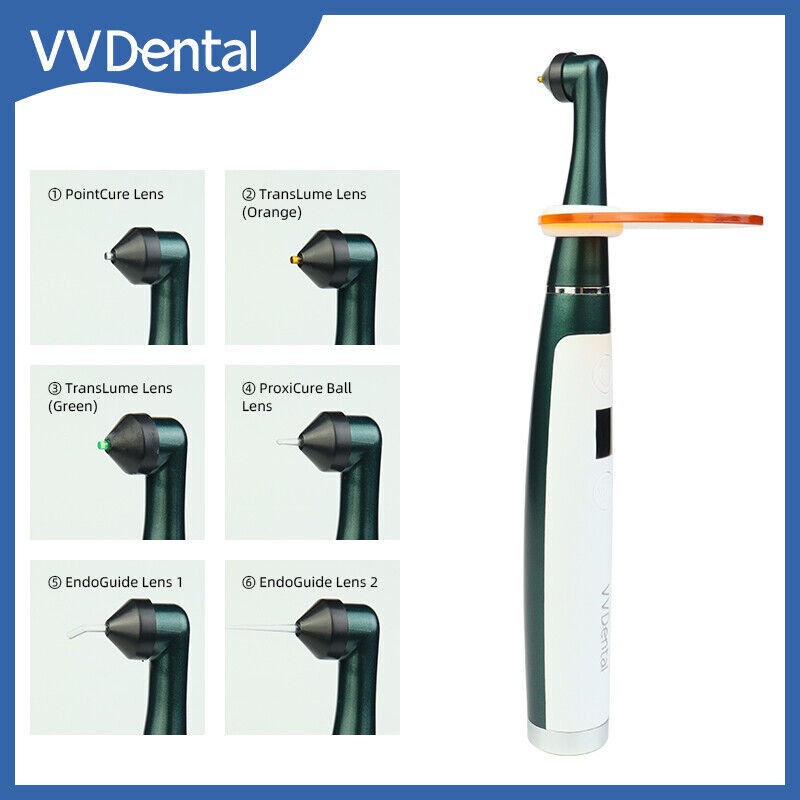 Dental Curing LED Lamp Wireless 1S Cure Light 2500mw/cm² Dentistry Equipment