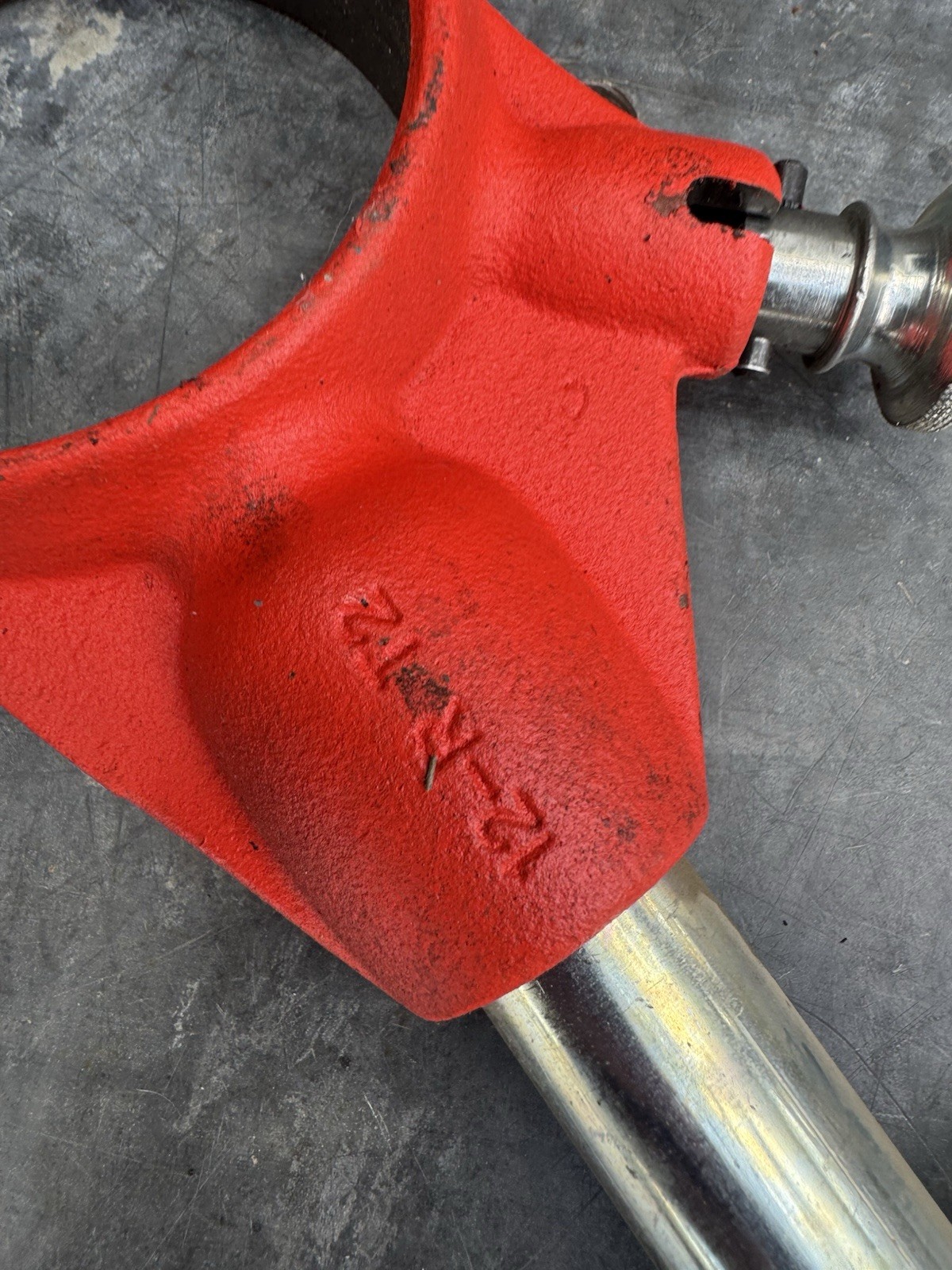 Ridgid 12-R Pipe Threader Ratchet with Handle Rigid 12R Threading