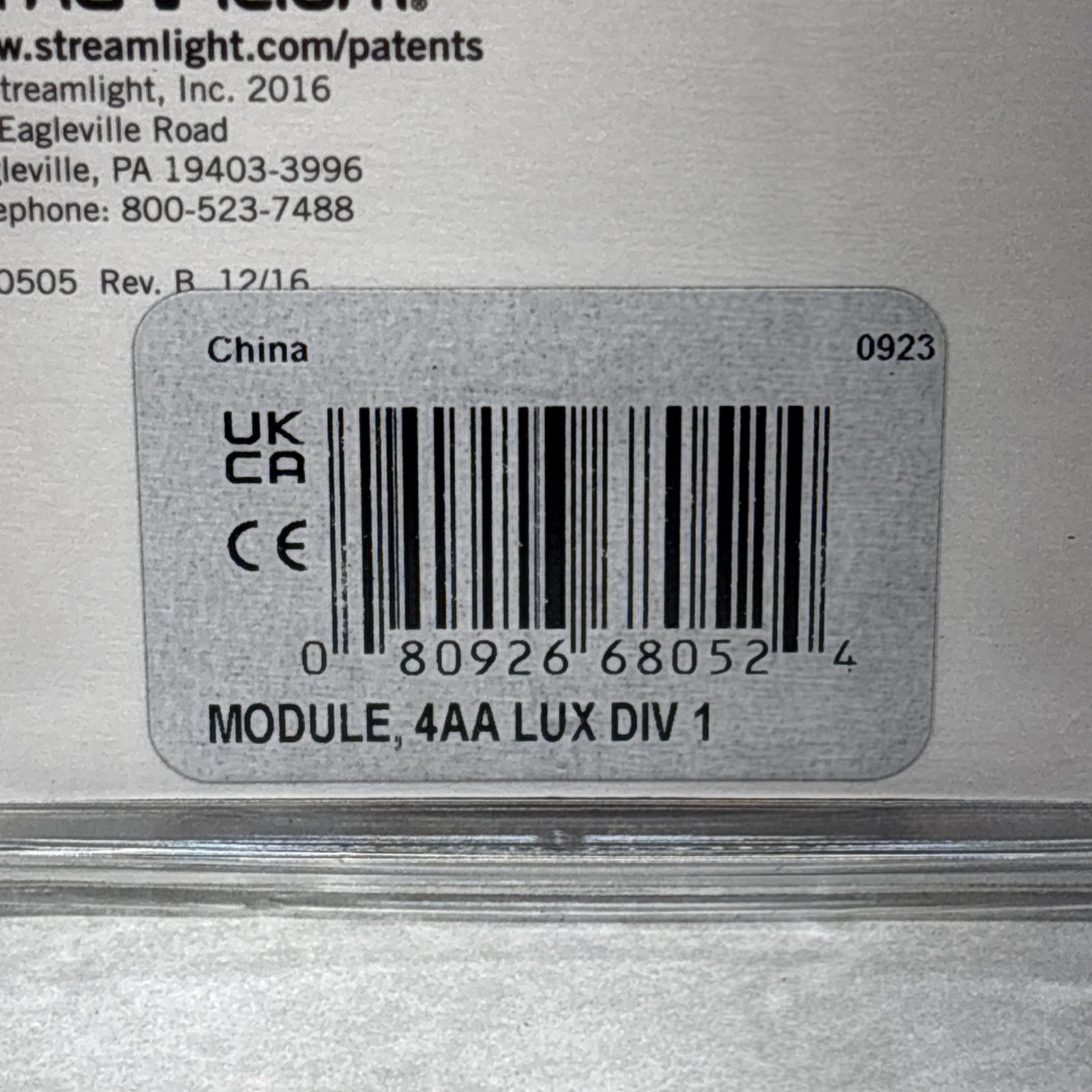 StreamLight Bulb Module 4AA Lux Div 1 For ProPolymer Light