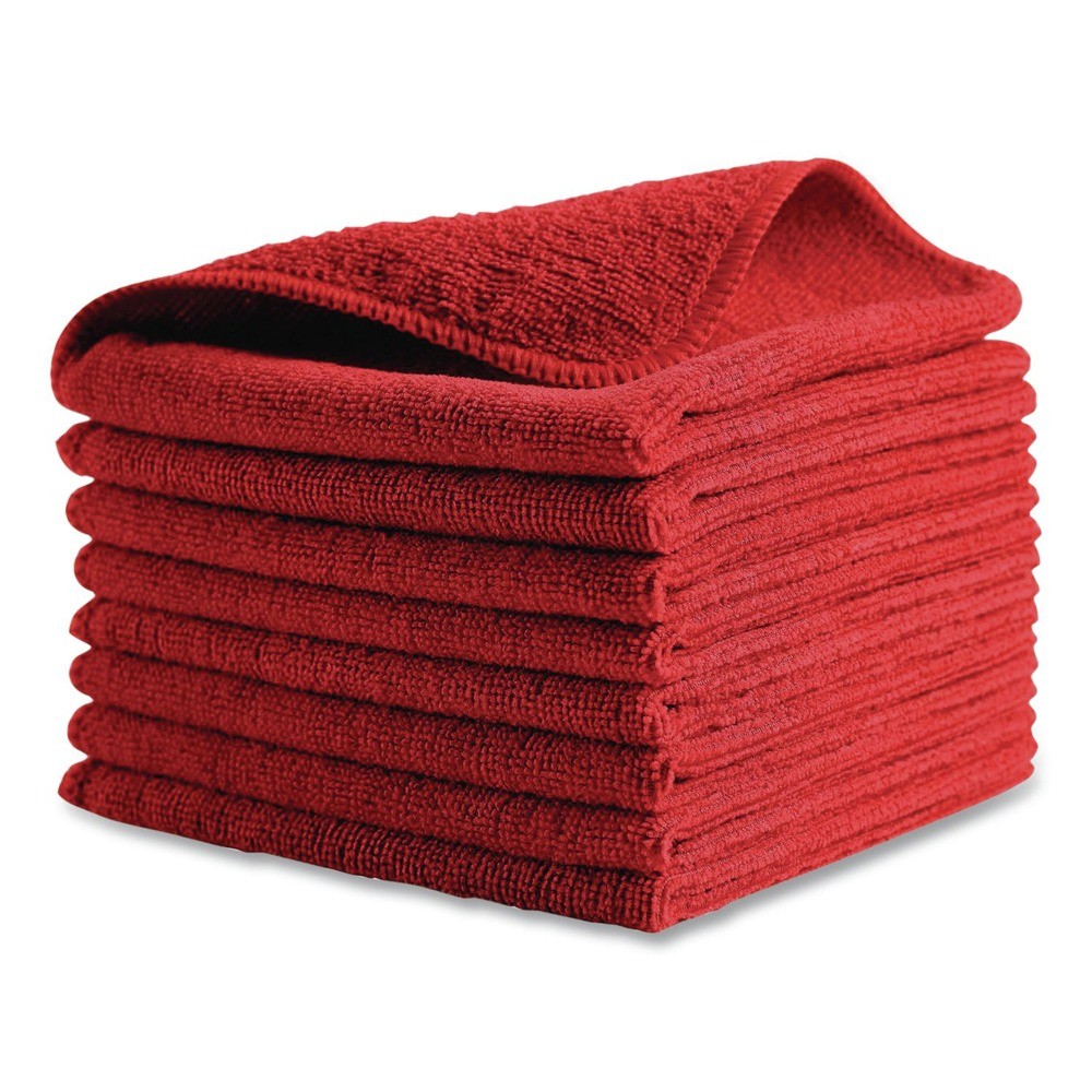 Rubbermaid Commercial 1820581 16″ x 16″ Microfiber Cloths – Pink (24/PK) New