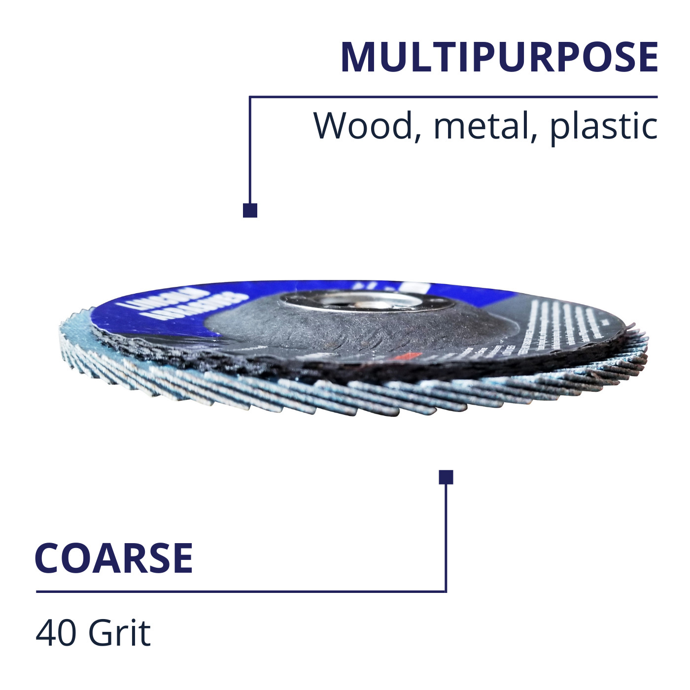 20 Pack Flap Discs 40 Grit 4.5″ x 7/8″ Grinding Sanding Wheels Disc Zirconia T29