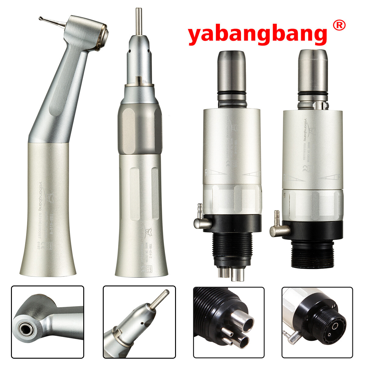 45° Dental 1:4.2 Increasing Contra Angle Handpiece /Low Speed Straight/Air Motor