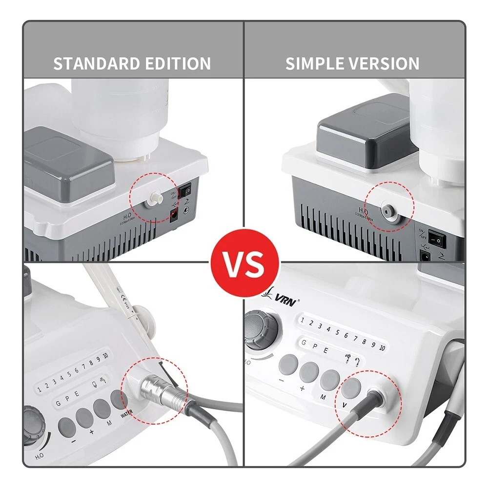 Dental Ultrasonic Scaler with LED Handpiece Auto Water Supply Fit EMS Cavitron