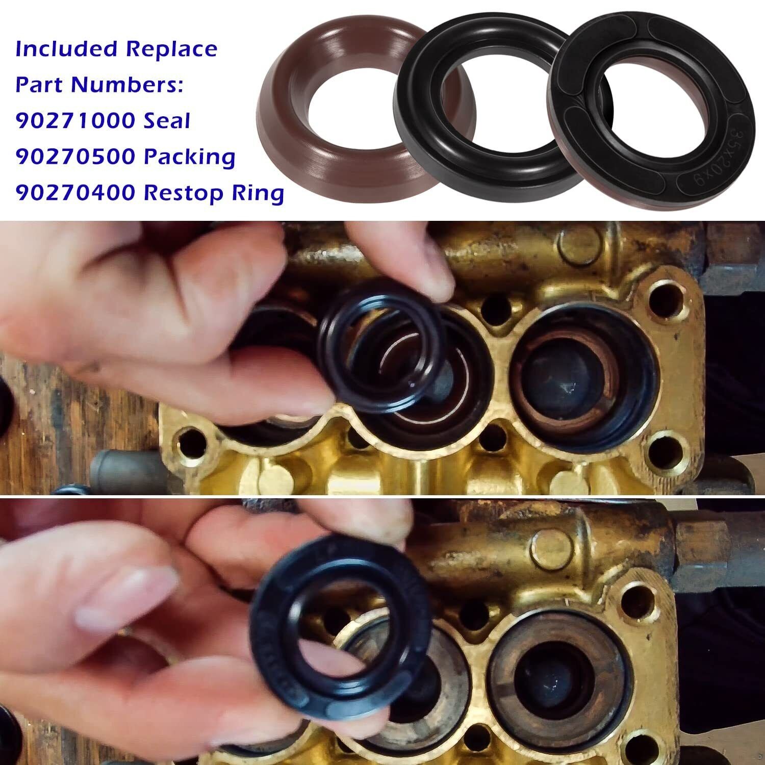 General Pump Kit 69 PACKING KIT 20mm Repair Kit for GP K69 Interpump Pressure