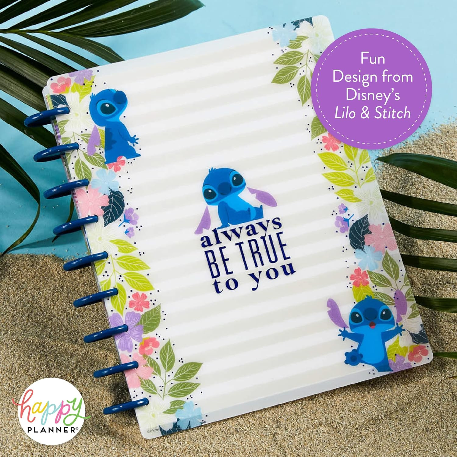 Happy Planner Disney Aloha Stitch Planner, Lilo and Stitch Notebook Planner for
