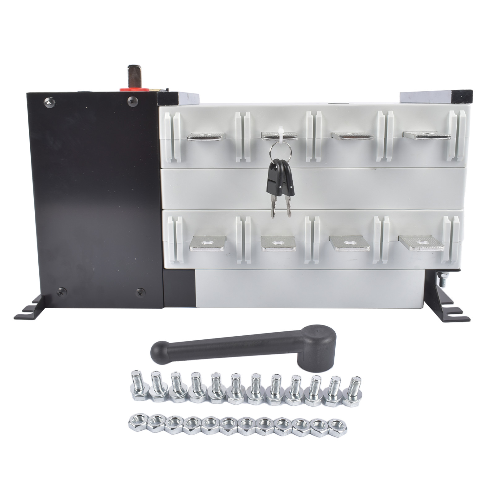 Industrial Automatic Transfer Switch 4P 400A 110V or 220V Grid to AC Generator