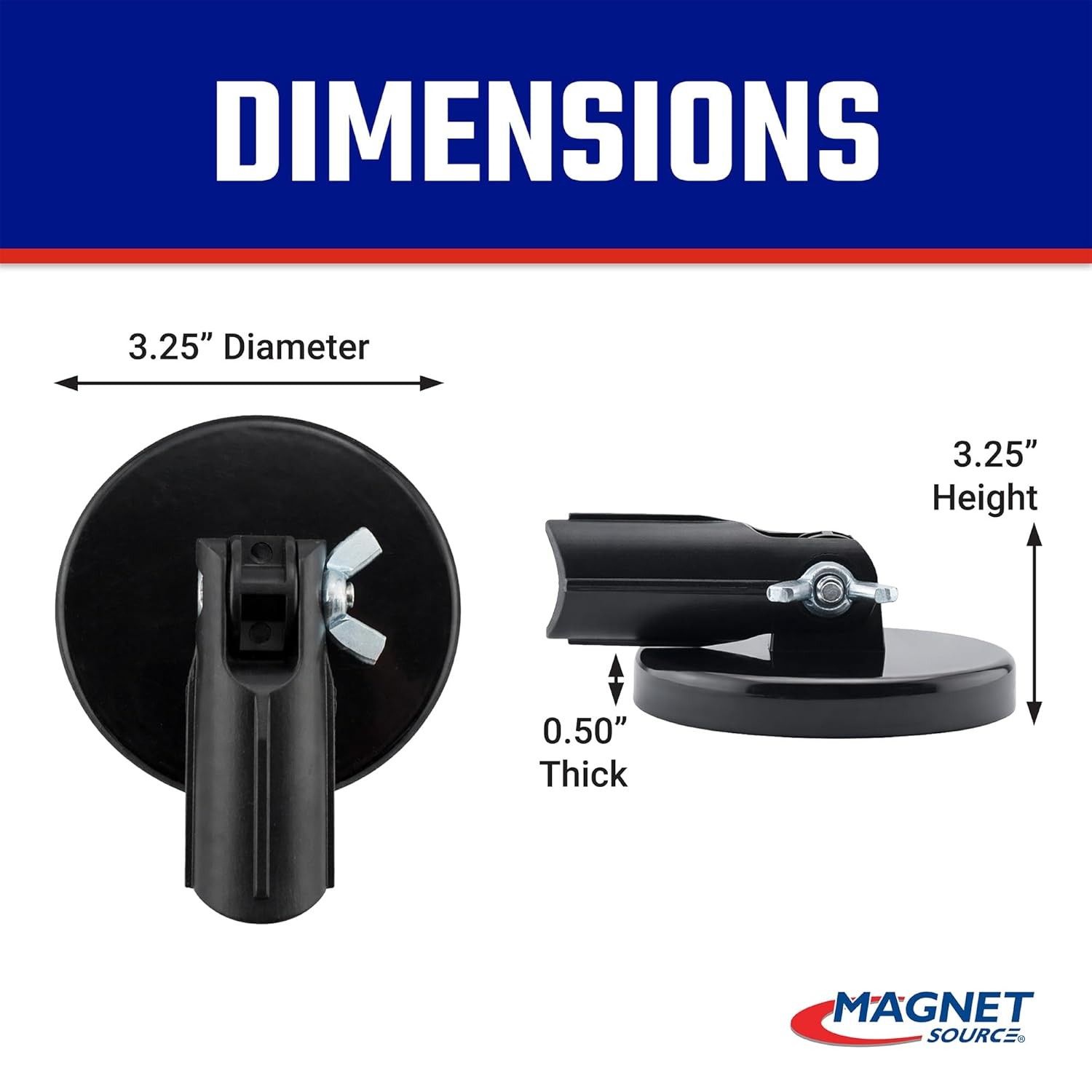 1 Each Magnetic Pick-Up Tool, 3.20″ Diameter, 65 Pounds Pull