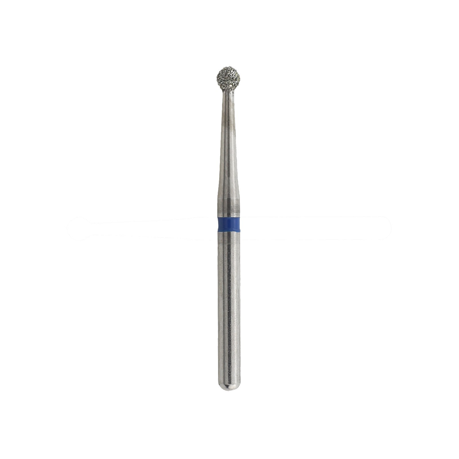 Dental Diamond Bur Long Shank Ball Round Medium 801L FG High Speed Burs 22mm
