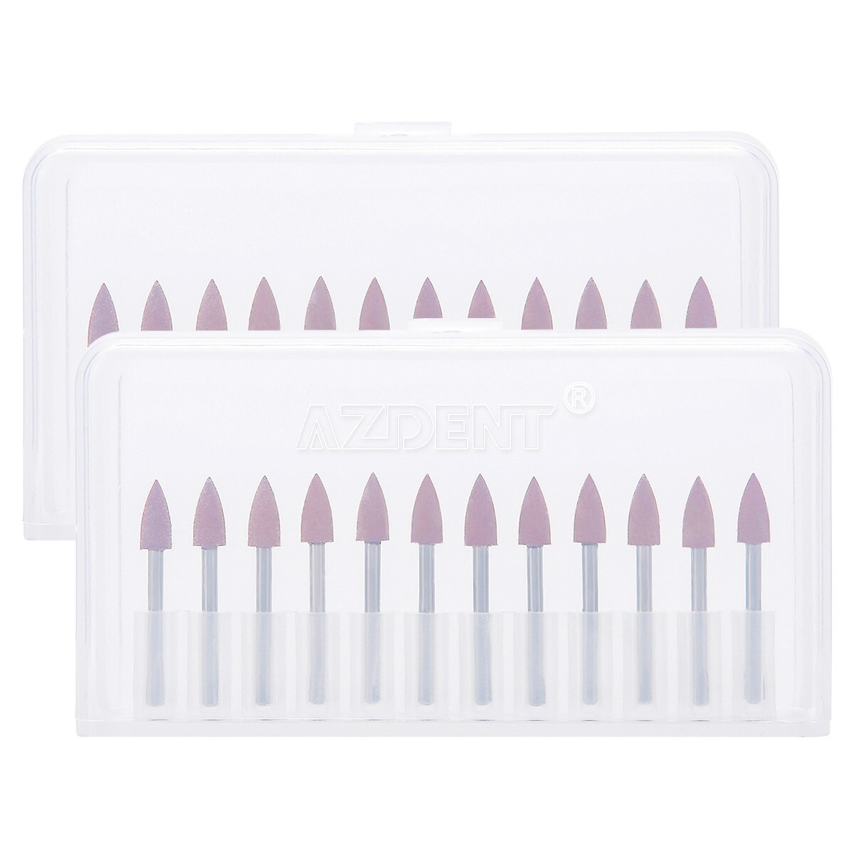12pcs Dental Polishing Polishers Bur FG 1.6mm Mini Points Brownie Friction Grip