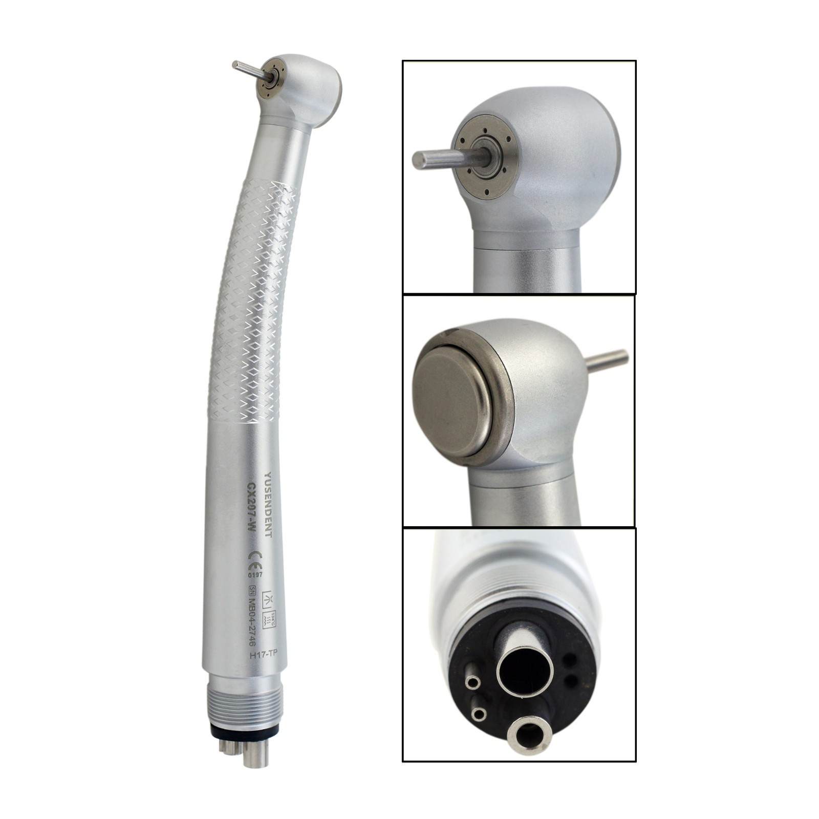 COXO High Speed Handpiece Dental Air Turbine Midwest 4 Hole NO LED CX207-W H17