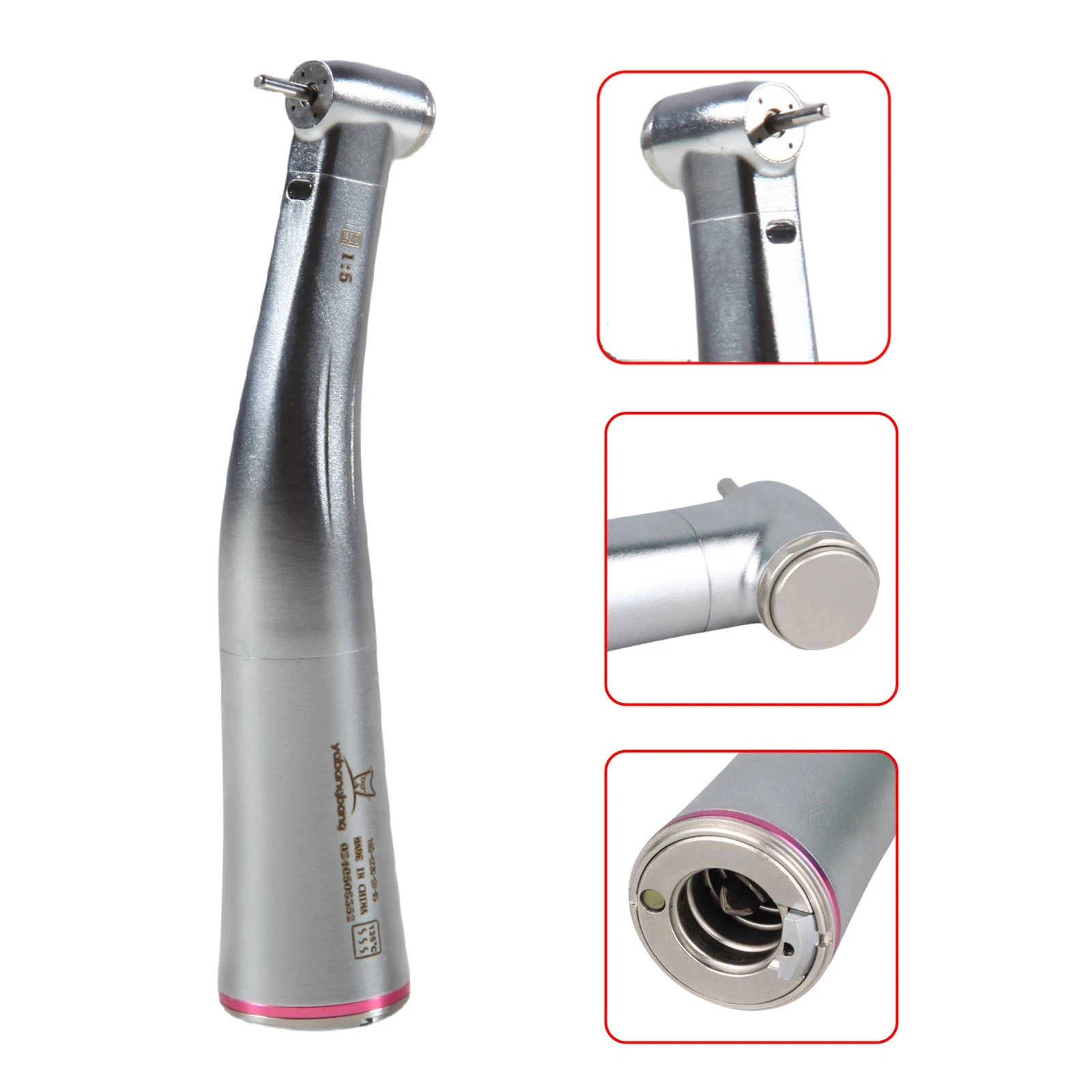 Dental Slow Speed Contra Angle Handpiece Fit NSK 1.6mm Friction Grip Push Button