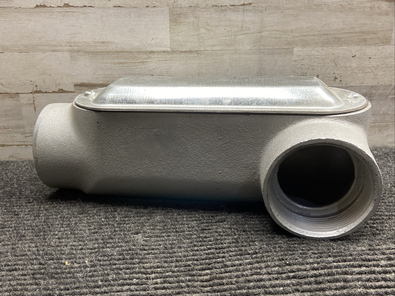 NOS SCI 3″ LL Conduit Condulet Body Fitting w/ Gasket, 2-1/2″ to 3″ Cover